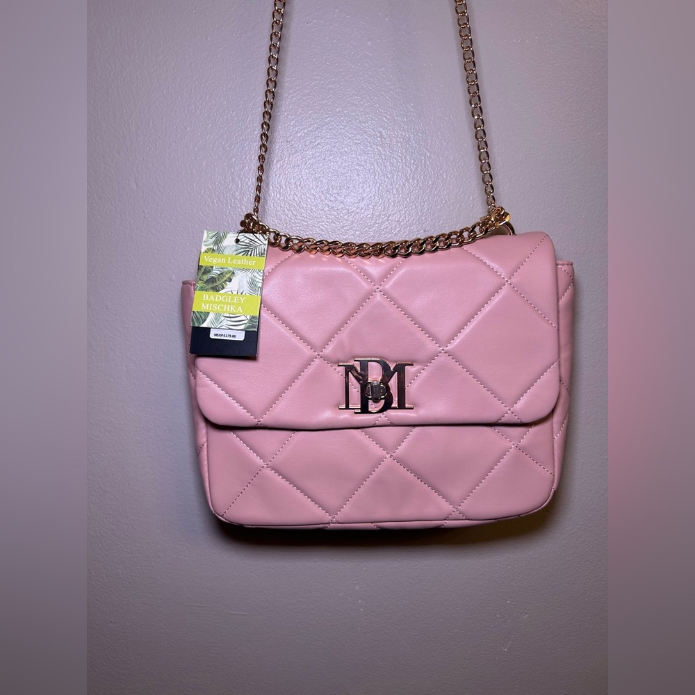 Badgley Mischka *NWOT* Quilted Crossbody Bag - Picture 5 of 6